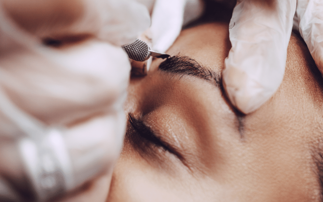 Eye brow microblading