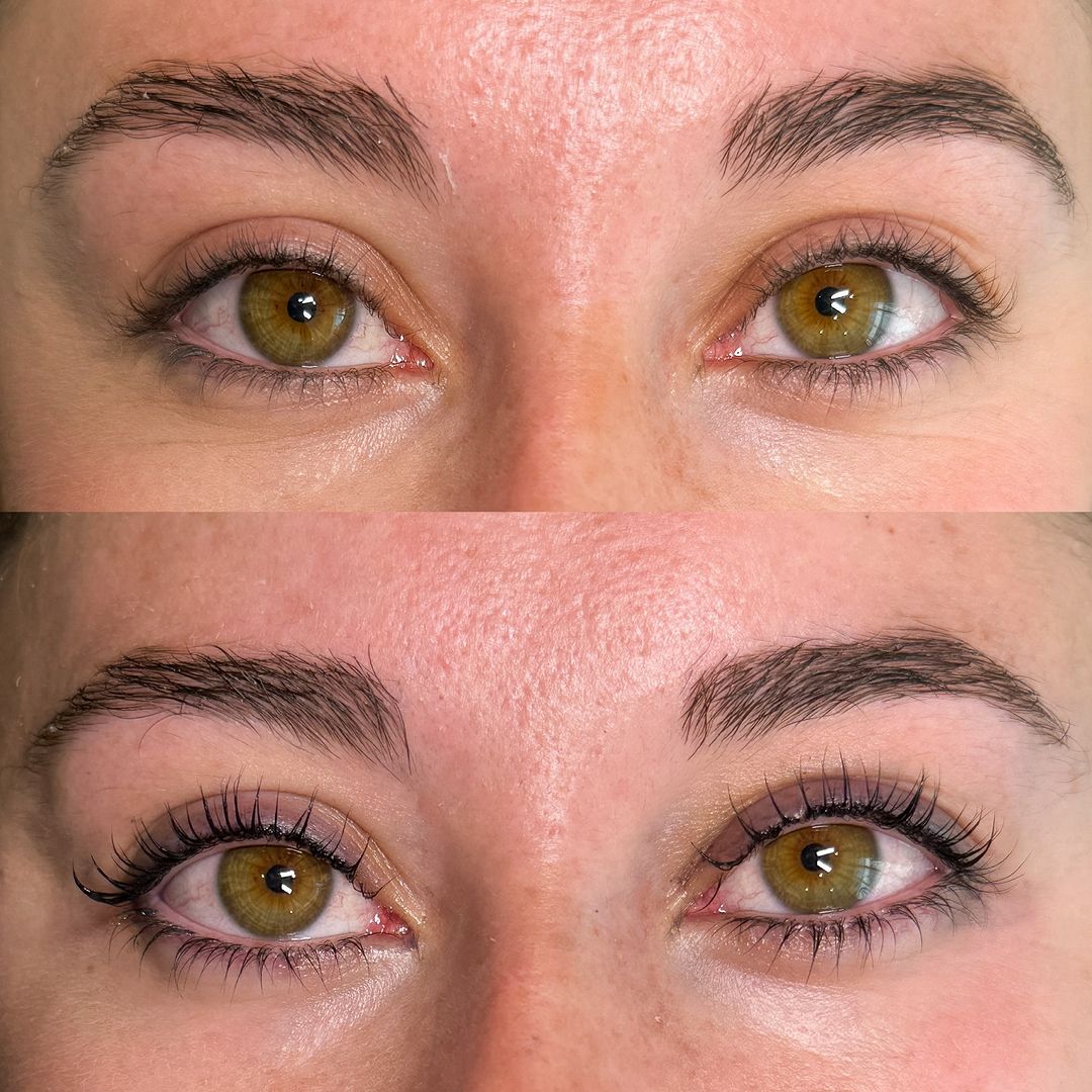 Lash Lift treatment performed in St Johns